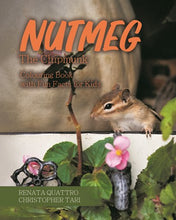 Load image into Gallery viewer, Nutmeg the Chipmunk Colouring Book with fun facts
