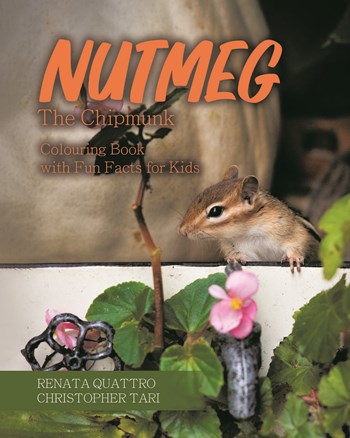 Nutmeg the Chipmunk Colouring Book with fun facts