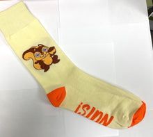 Load image into Gallery viewer, Nutmeg the Chipmunk Yellow Socks
